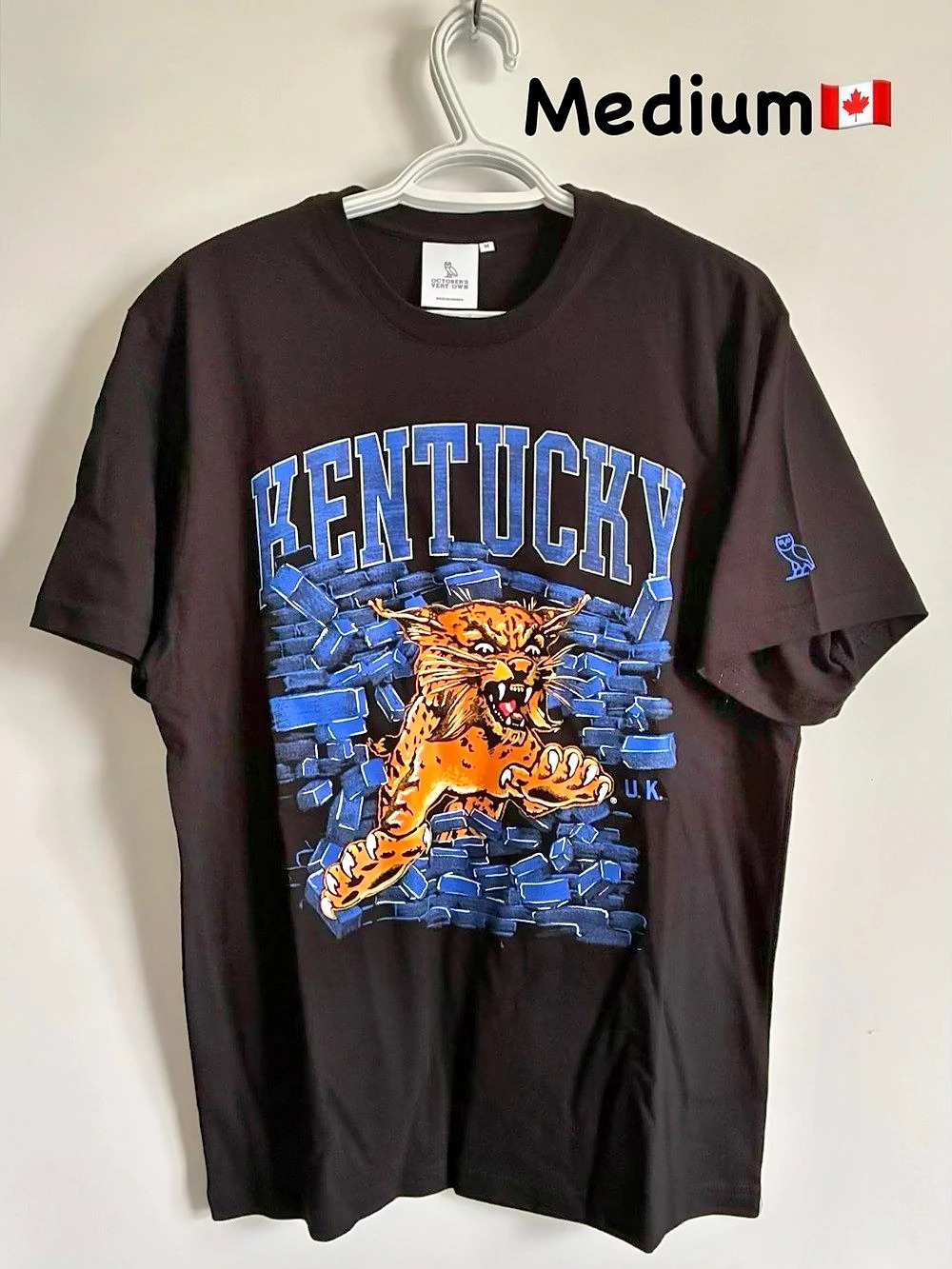 October's Very Own OVO x NCAA Kentucky Wildcats T-Shirt Medium